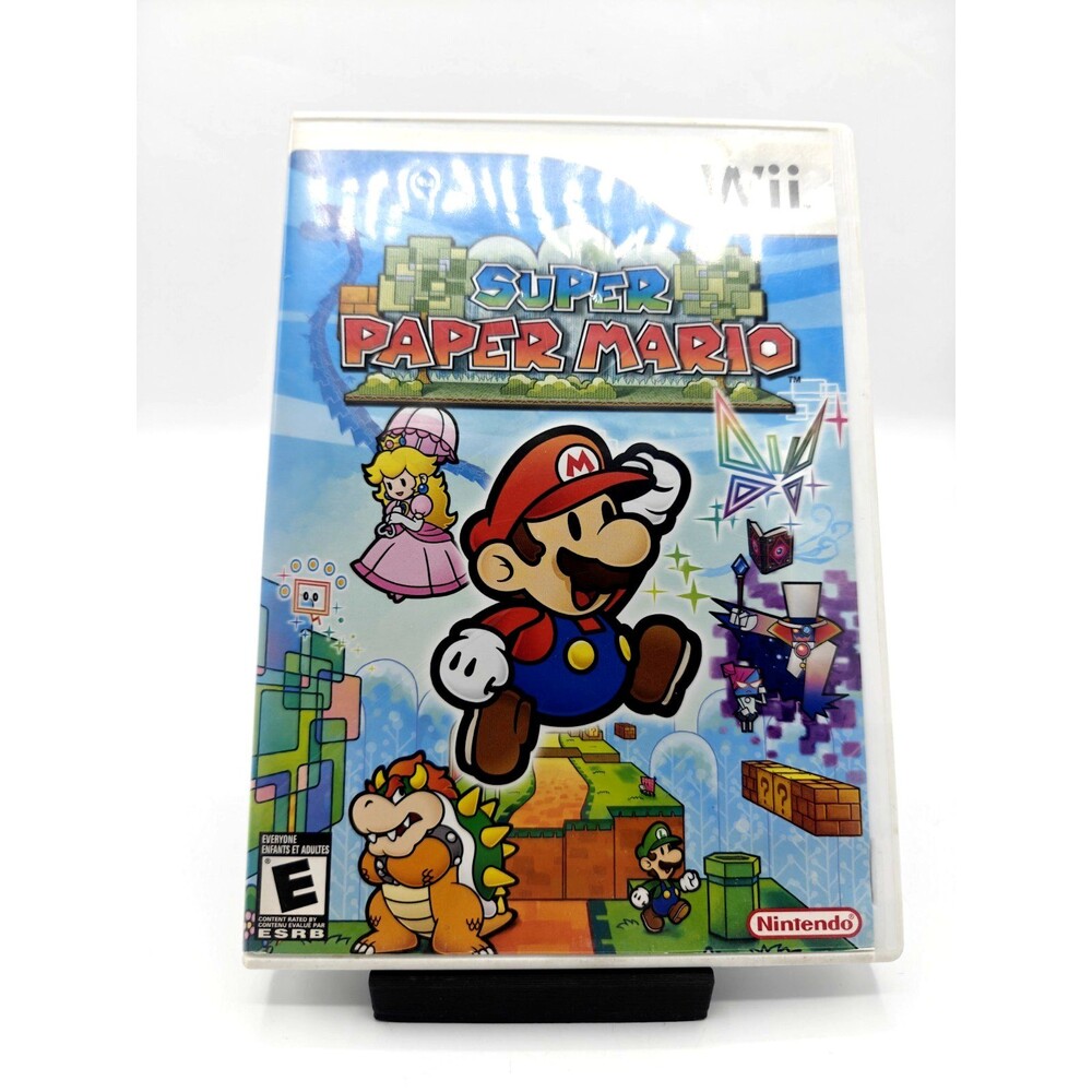 Super Paper Mario (Nintendo Wii, 2007) - Resurfaced - Tested & Working